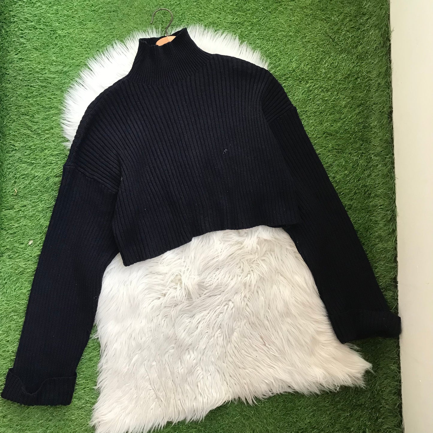 Zara mock neck sweater