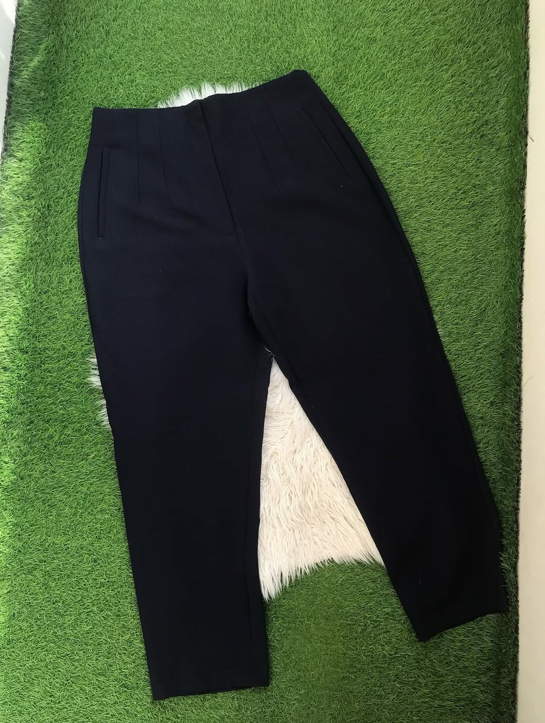 Zara navy blue pants XL
