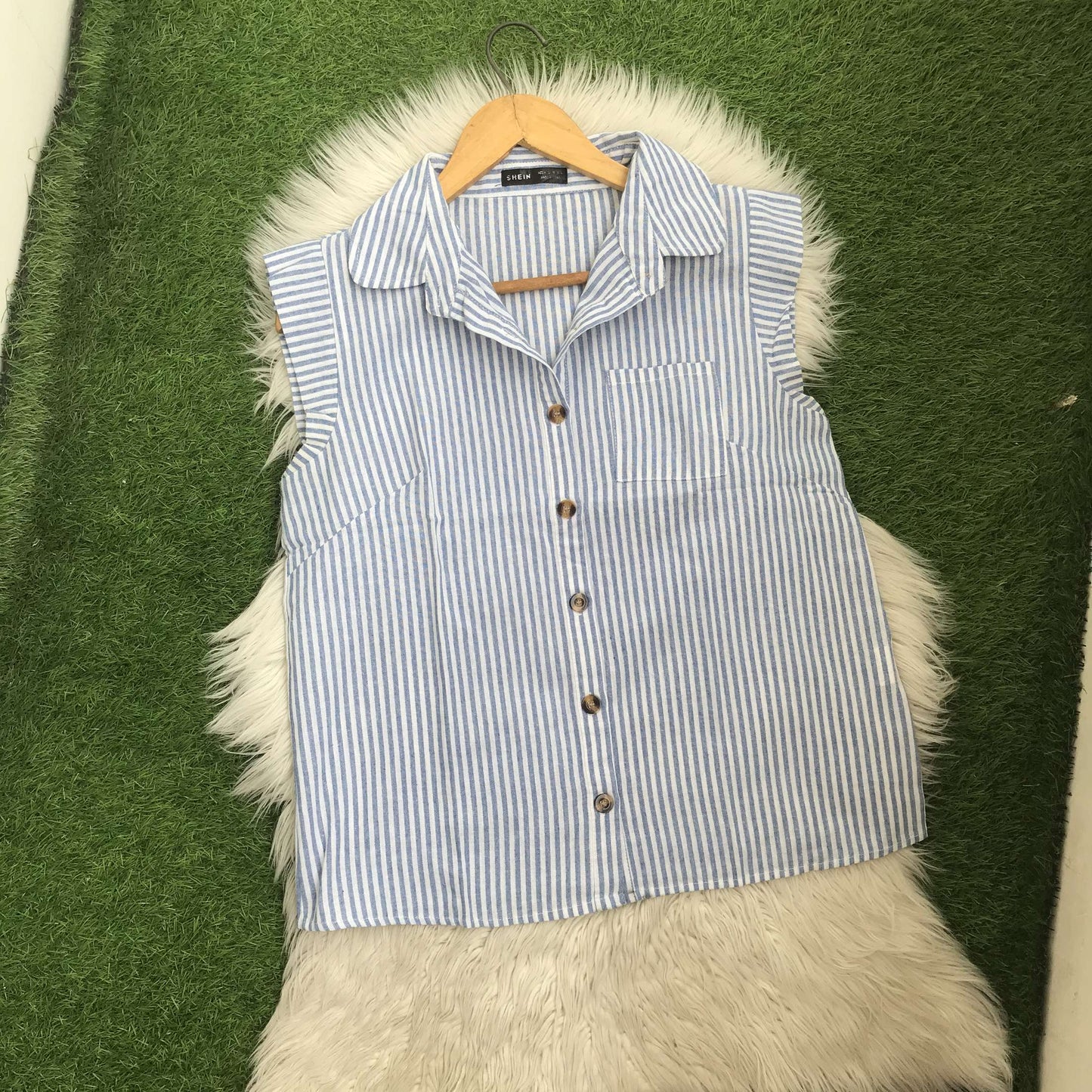 Shein button down