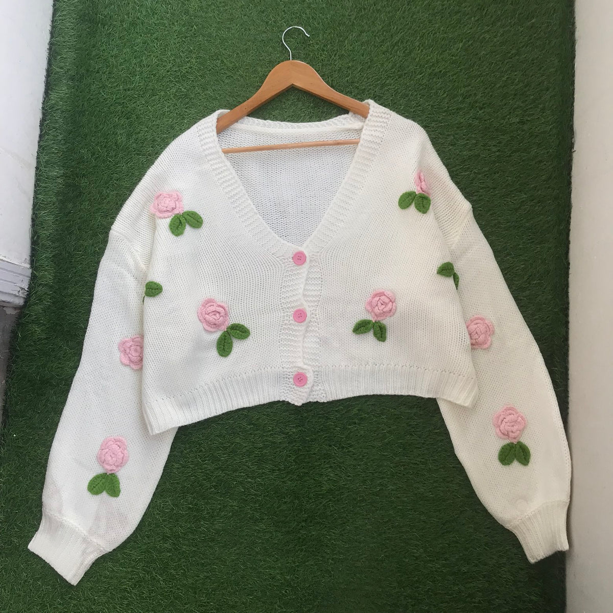 Floral sweater