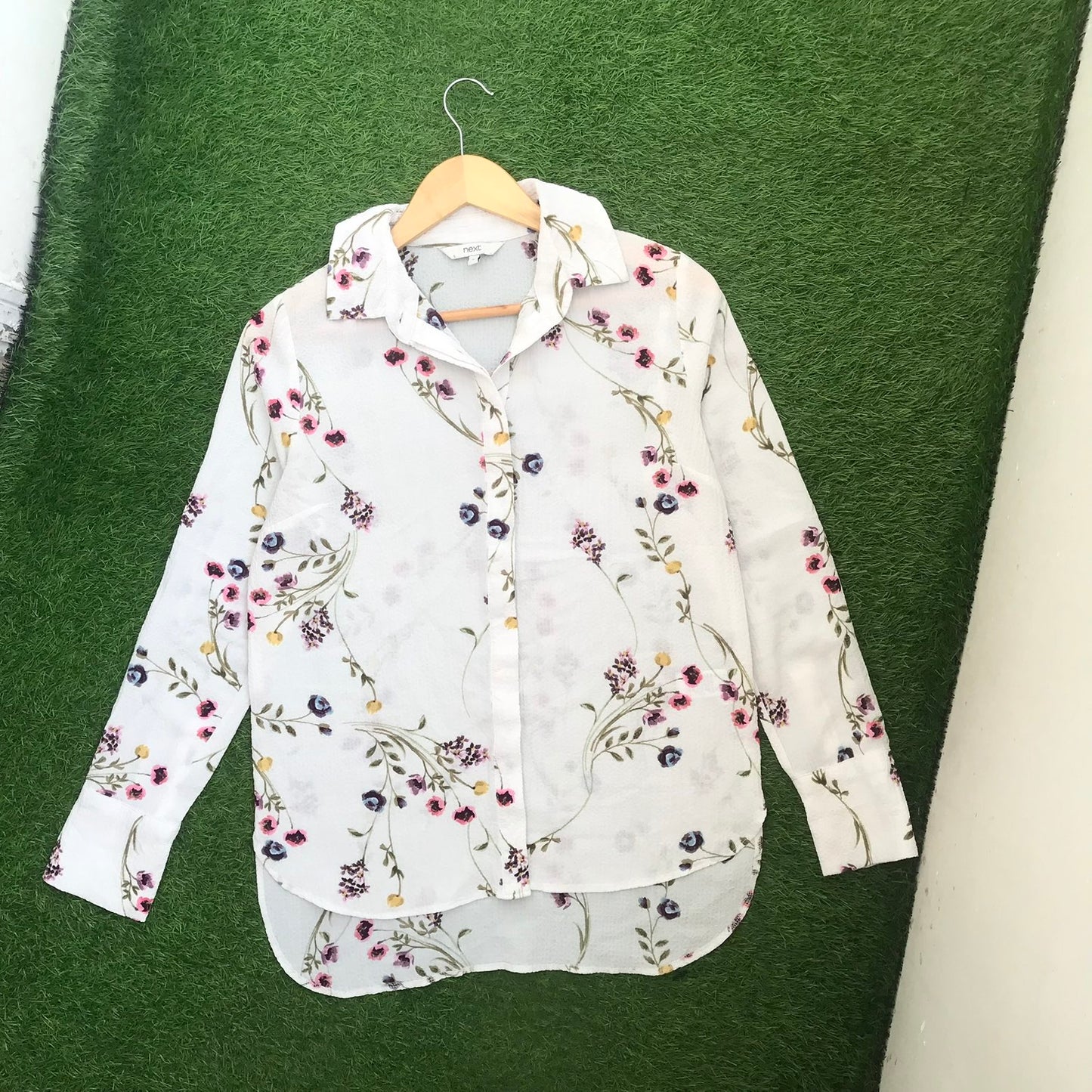 PRINTED BUTTON DOWN