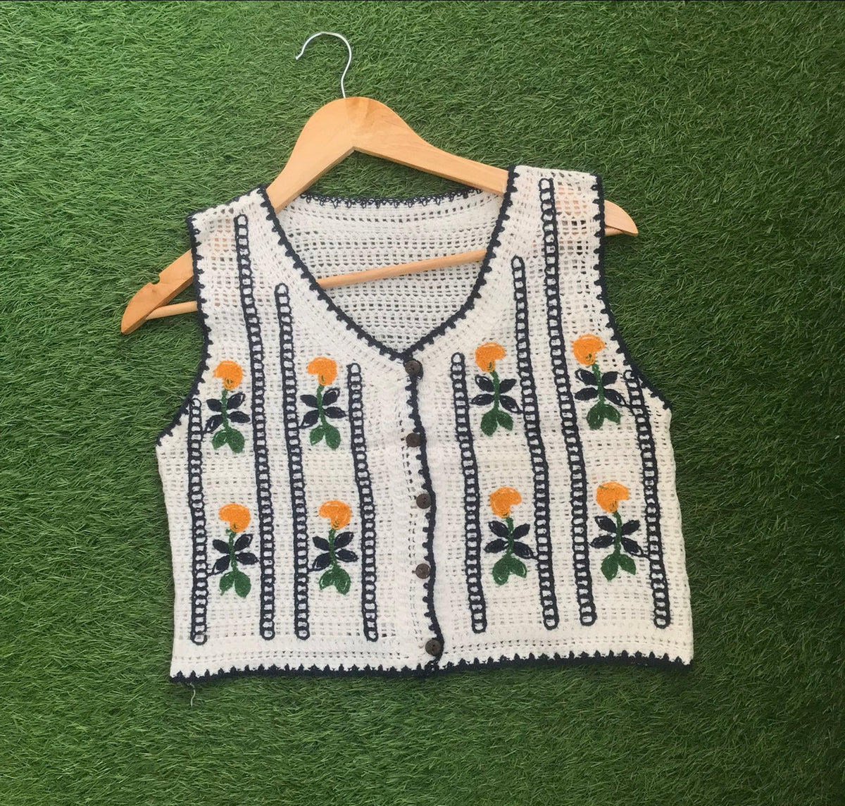 Crochet vest