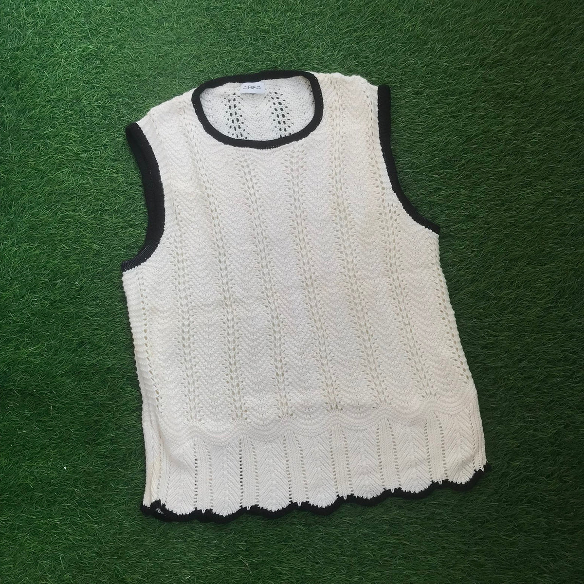 Crochet vest sweater