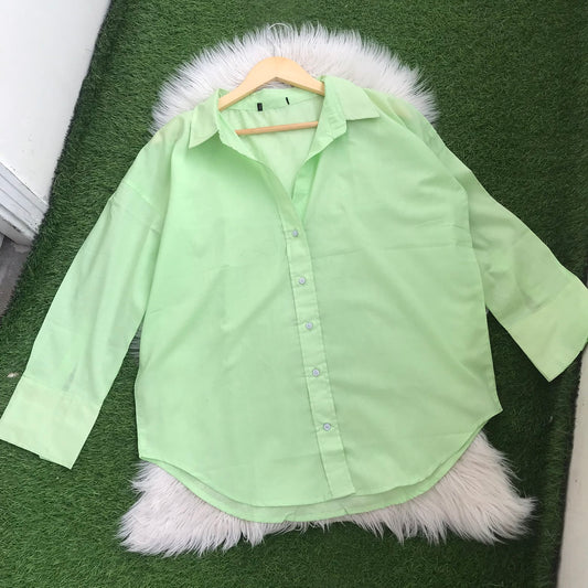 Oversized button down