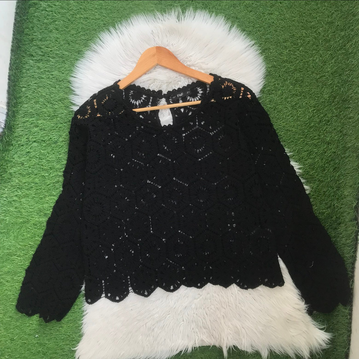F&F crochet sweater