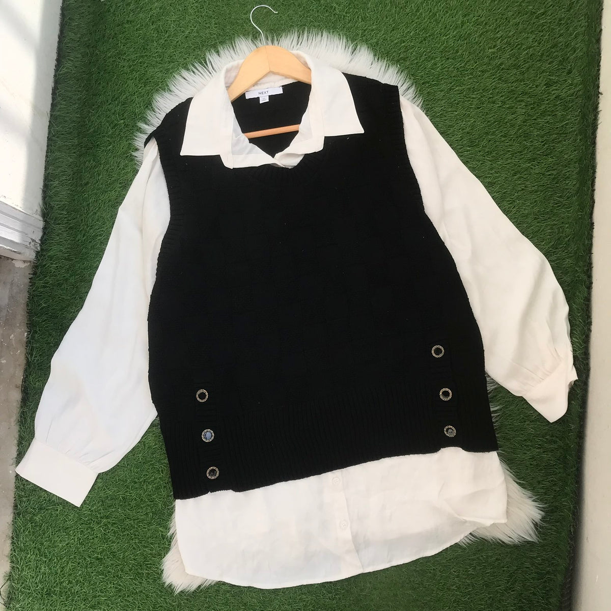 Shirt Stitch Sweater