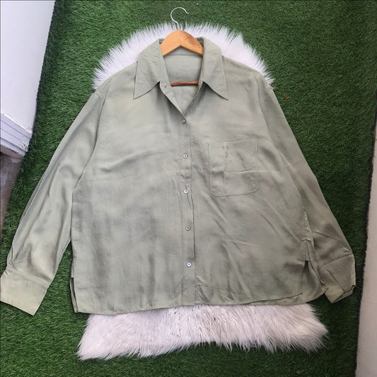 Oversized button down