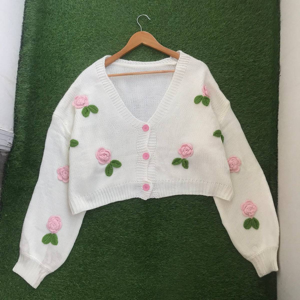 Floral sweater
