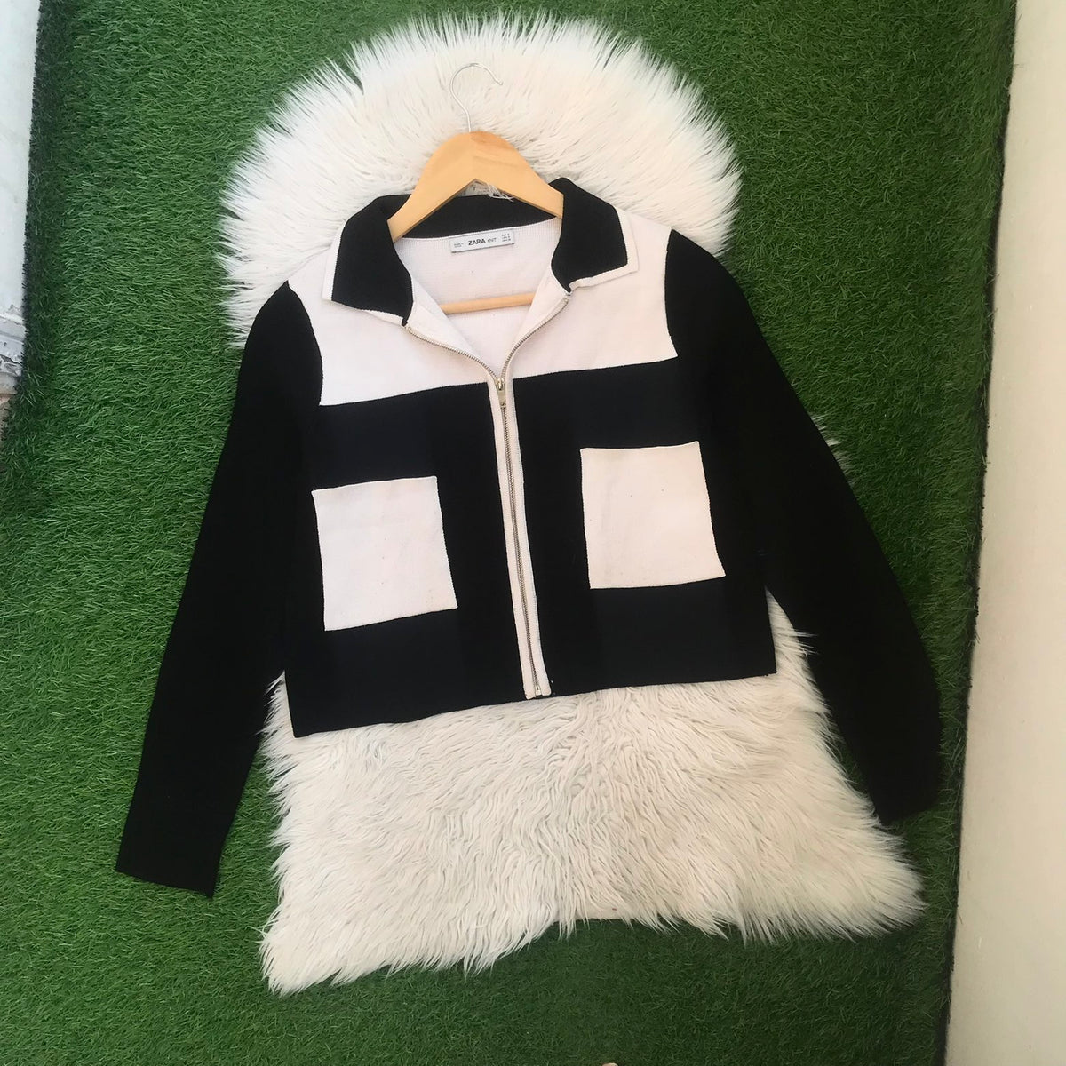 Zara zipper sweater