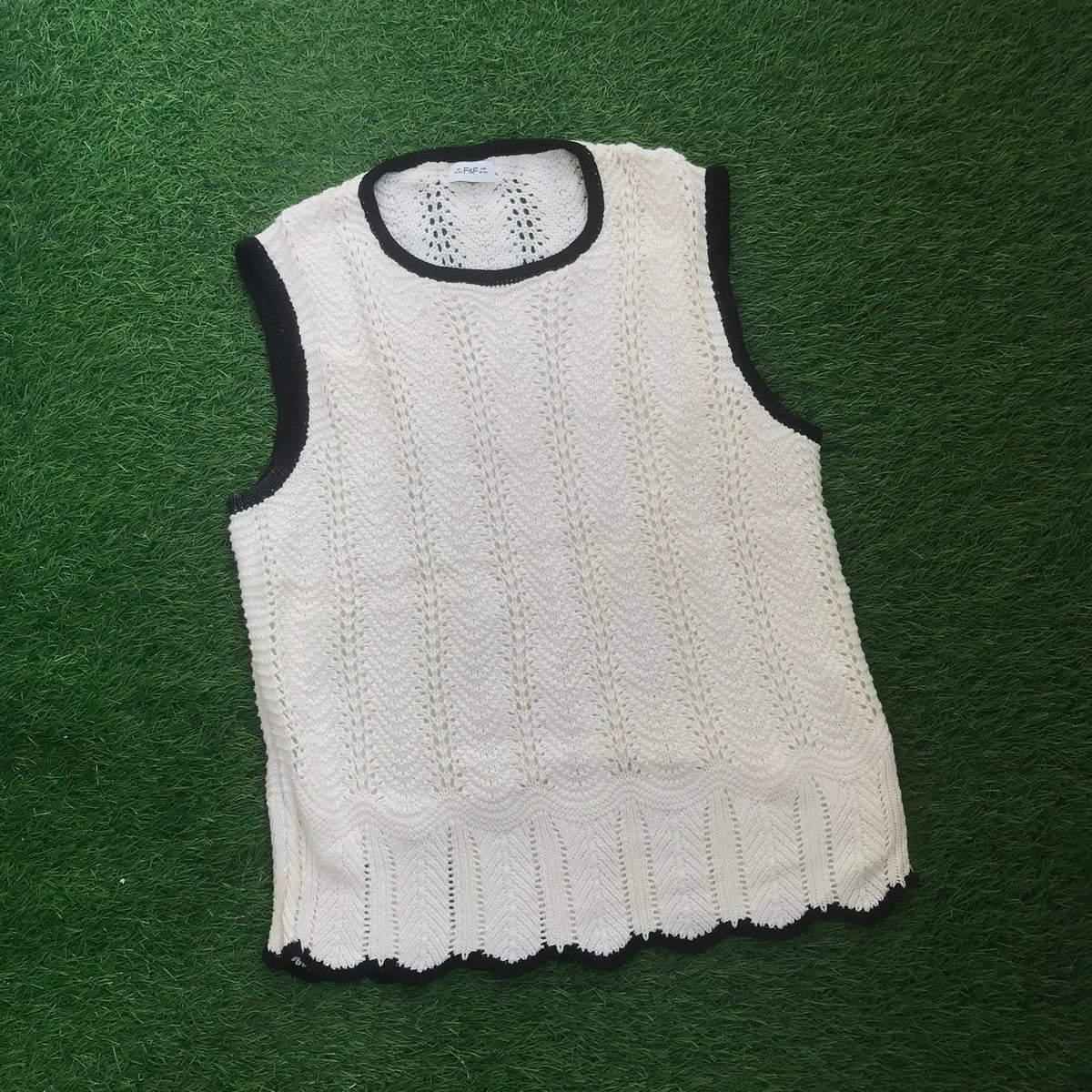 Crochet vest sweater