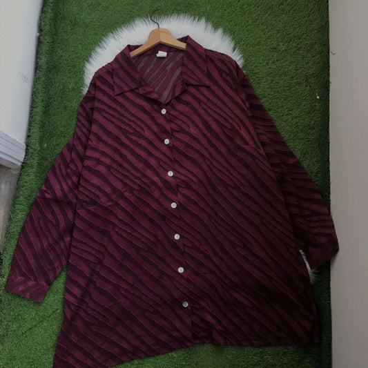 Oversized button down