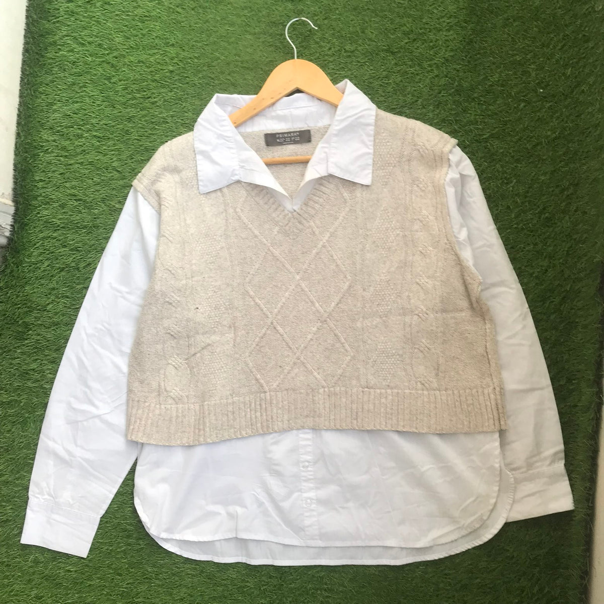 Primark shirt stitch sweater
