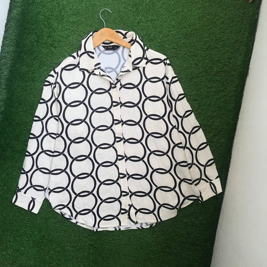 PRINTED BUTTON DOWN
