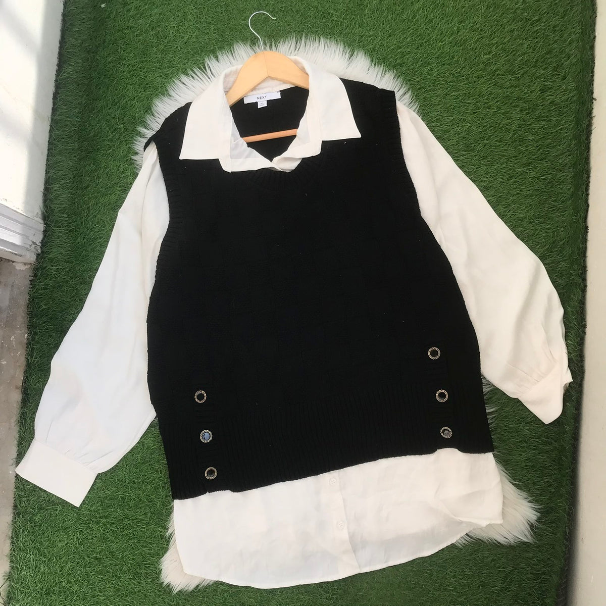 Shirt Stitch Sweater