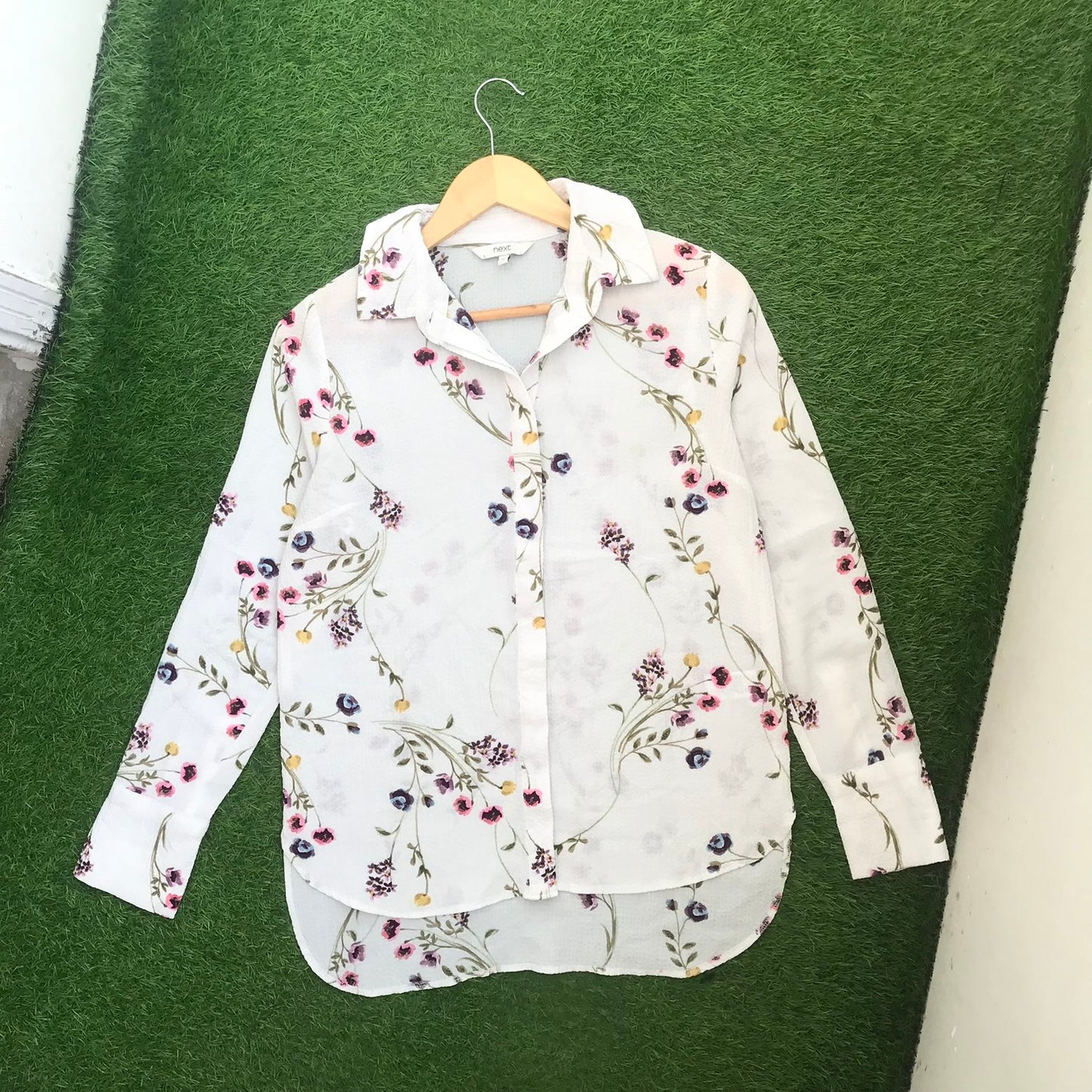 PRINTED BUTTON DOWN